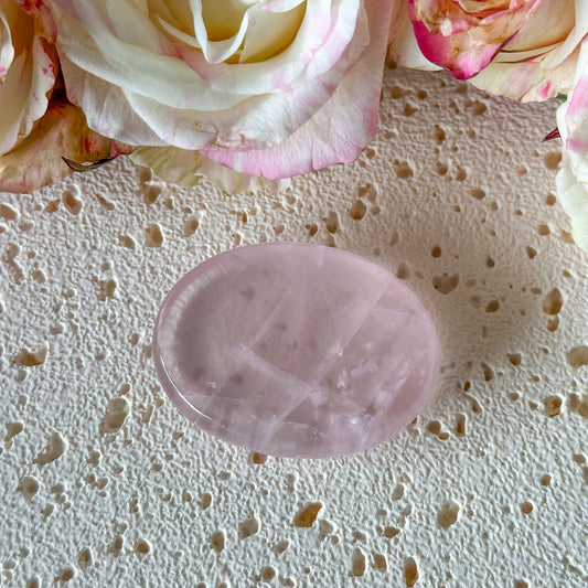 Rose Quartz Worry Stone #979