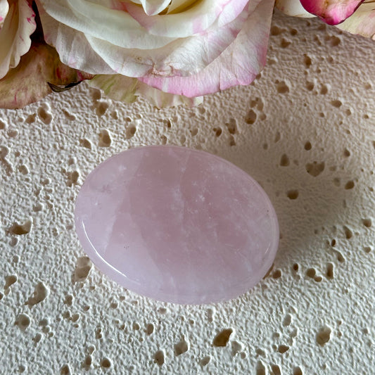 Rose Quartz Worry Stone #980