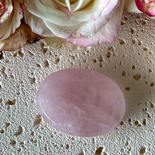 Rose Quartz Worry Stone #981