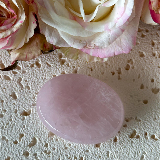 Rose Quartz Worry Stone #983