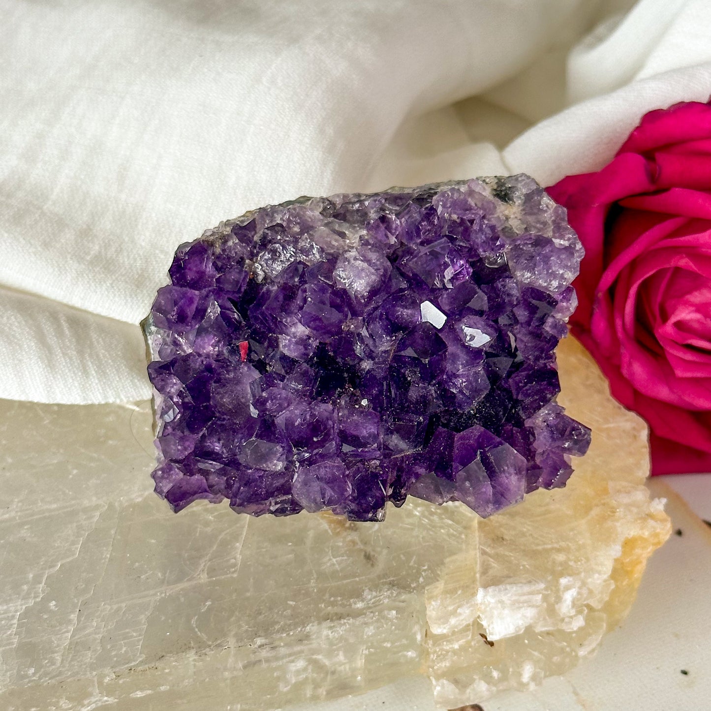 Amethyst Cluster #1001-Happily Zen