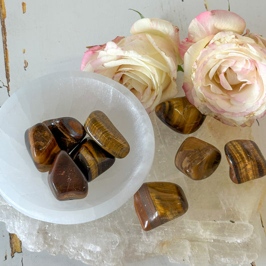 Tigers Eye Tumble Stone