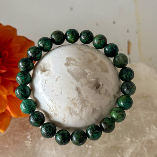 African Turquoise Bracelet-Happily Zen