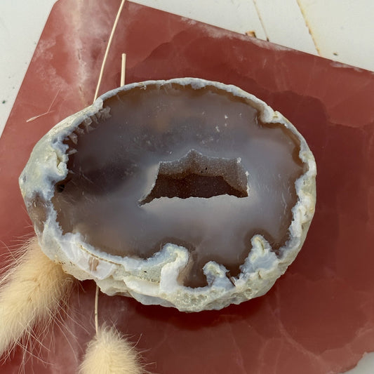 Agate Geode Slice #658-Happily Zen