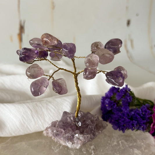 Amethyst Crystal Tree #747-Happily Zen