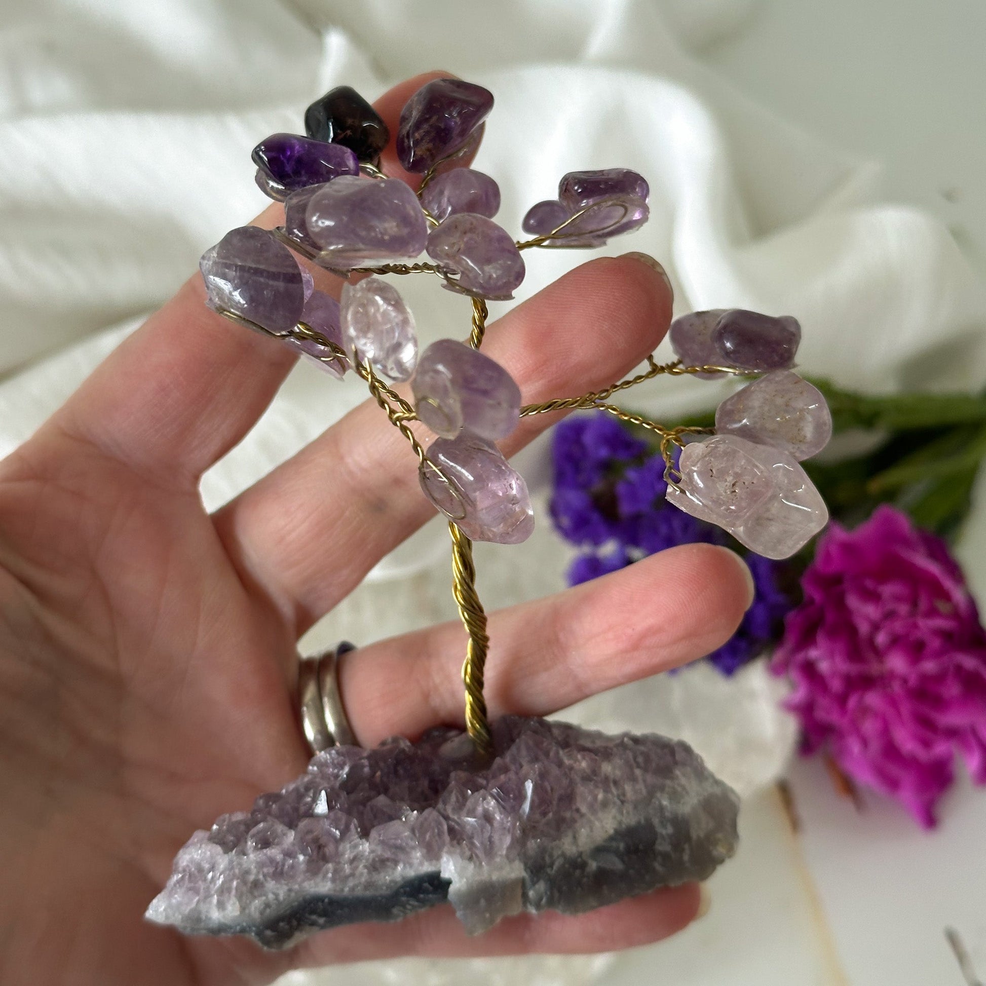 Amethyst Crystal Tree #748-Happily Zen