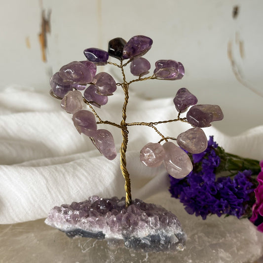 Amethyst Crystal Tree #748-Happily Zen