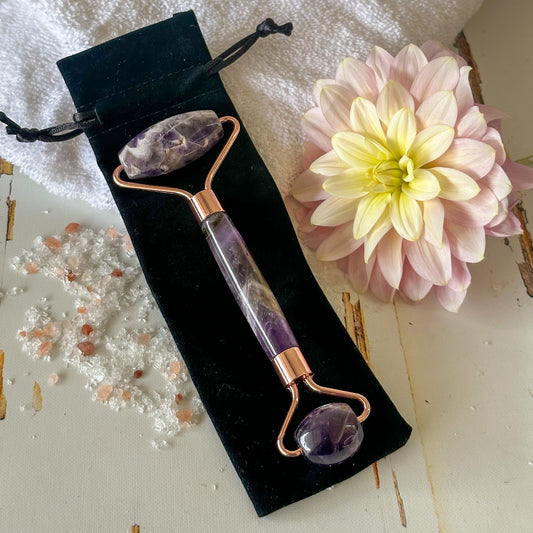 Amethyst Massage Roller-Happily Zen