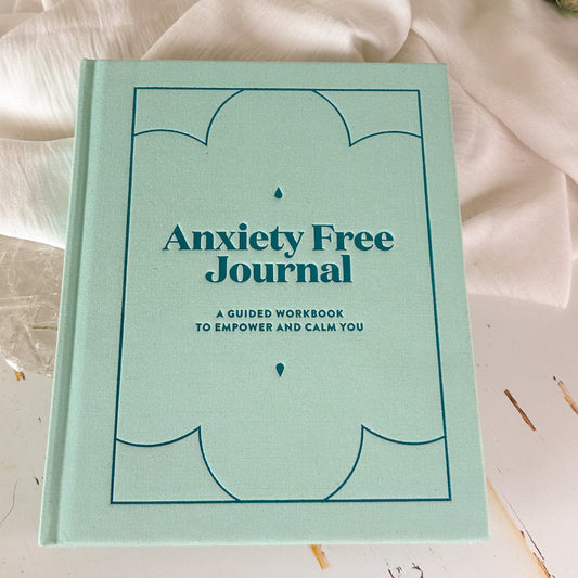 Anxiety Free Journal - A Guided Workbook to Empower and Calm You #727-Happily Zen