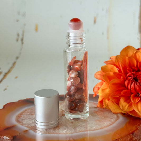 Carnelian Essential Oil Roller-Happily Zen