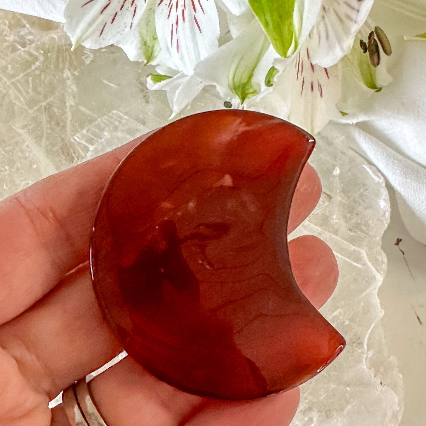 Carnelian Moon #880-Happily Zen