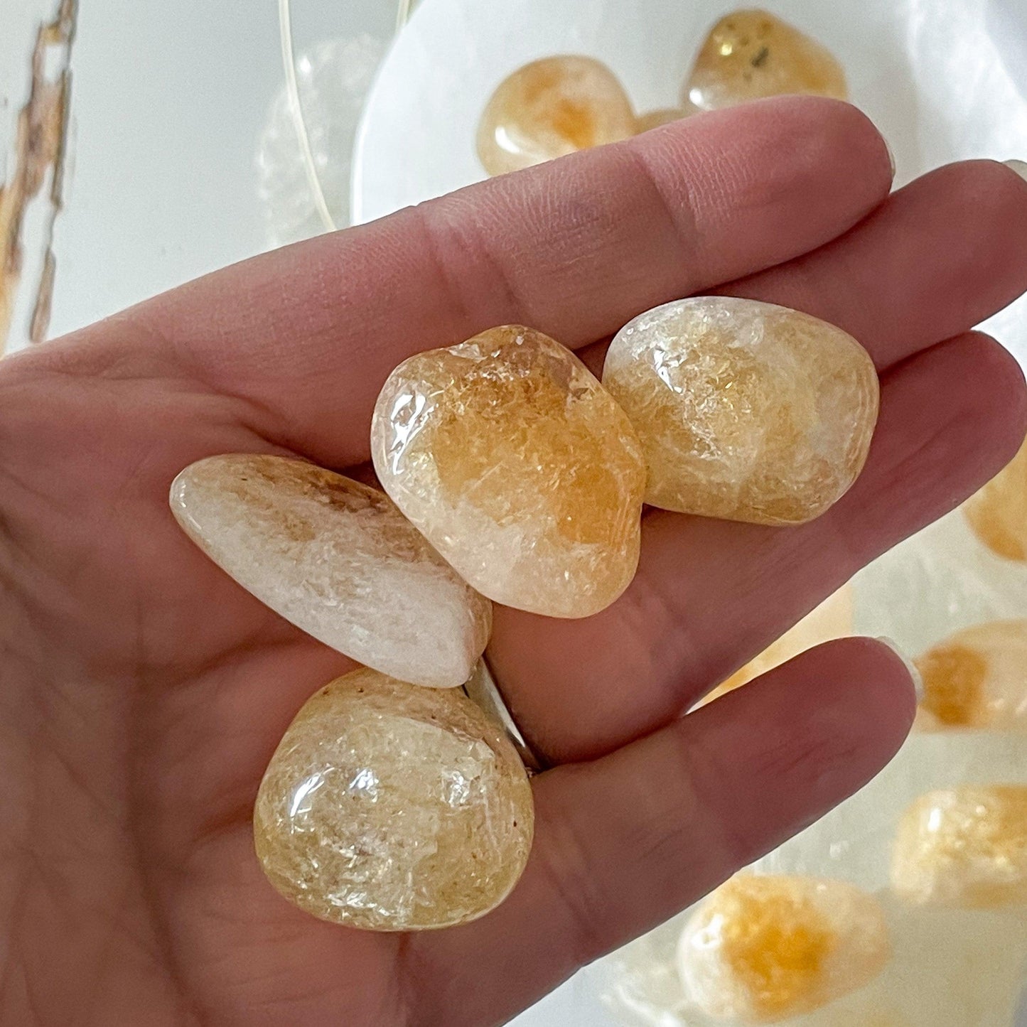 Citrine Tumble Stone-Happily Zen