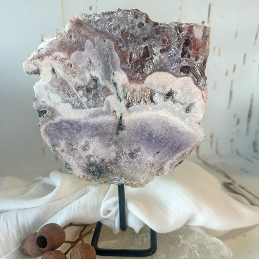 Pink Amethyst Freeform #852-Happily Zen