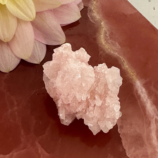 Pink Halite Cluster #891-Happily Zen