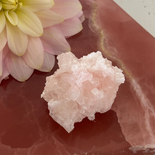 Pink Halite Cluster #892-Happily Zen