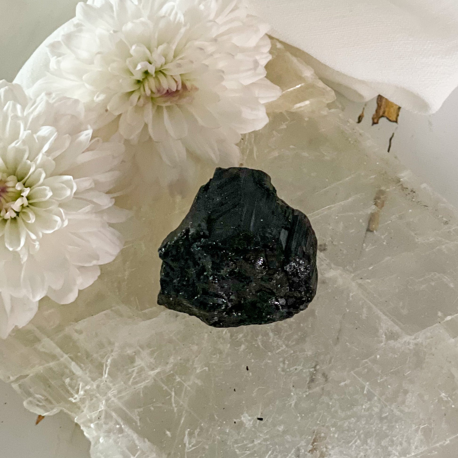 Raw Black Tourmaline #428-Happily Zen