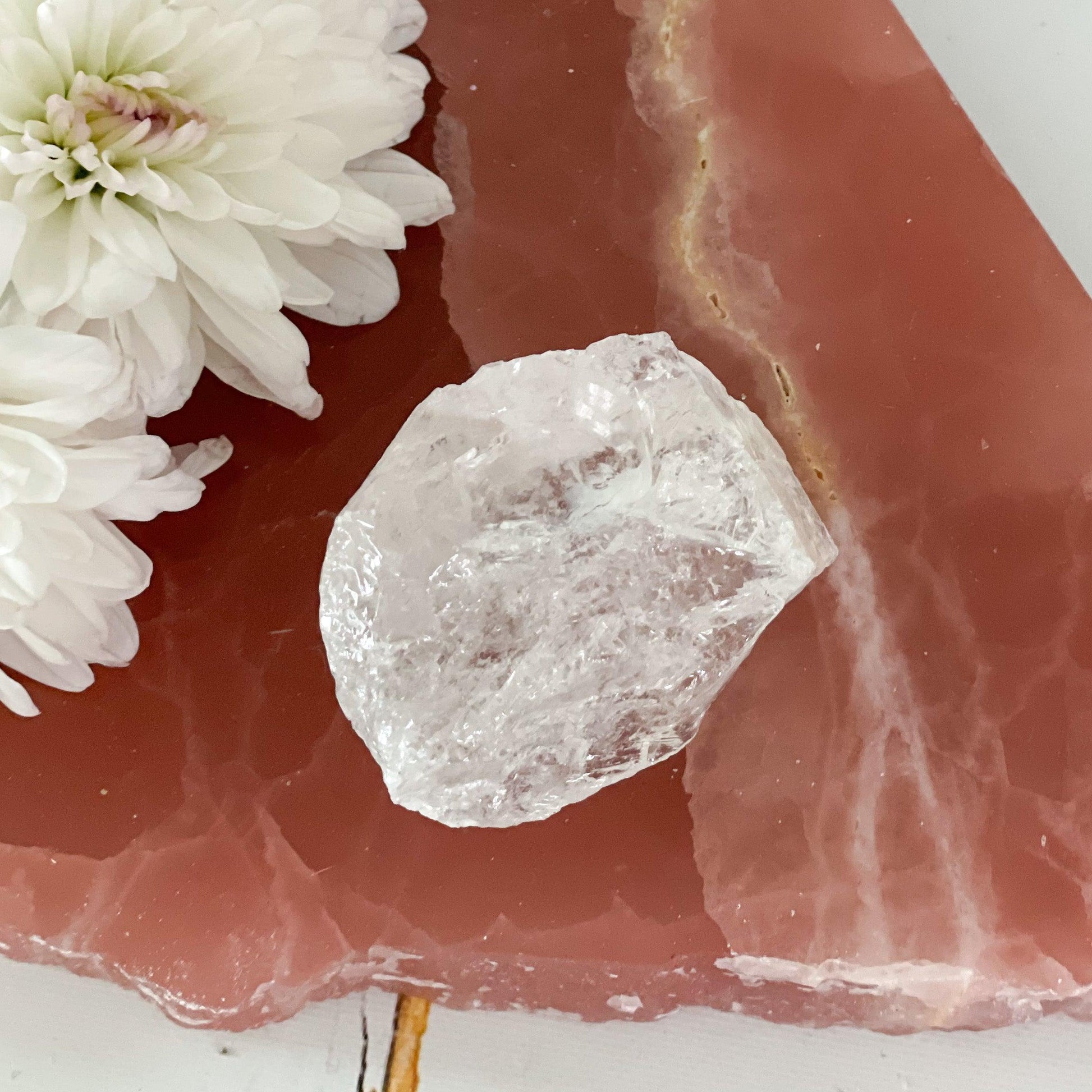 Raw Clear Quartz #201-Happily Zen