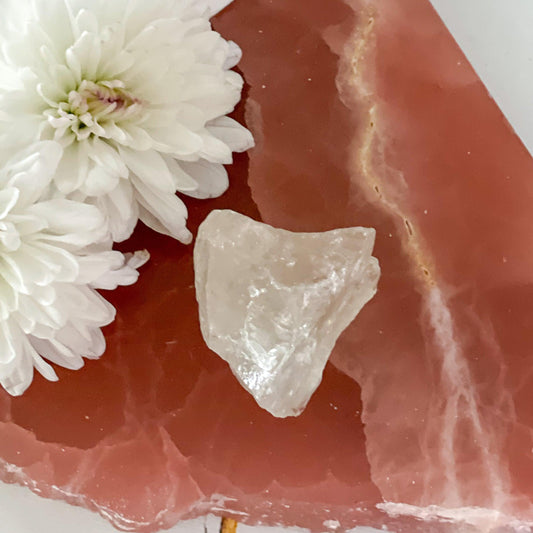 Raw Clear Quartz #367-Happily Zen