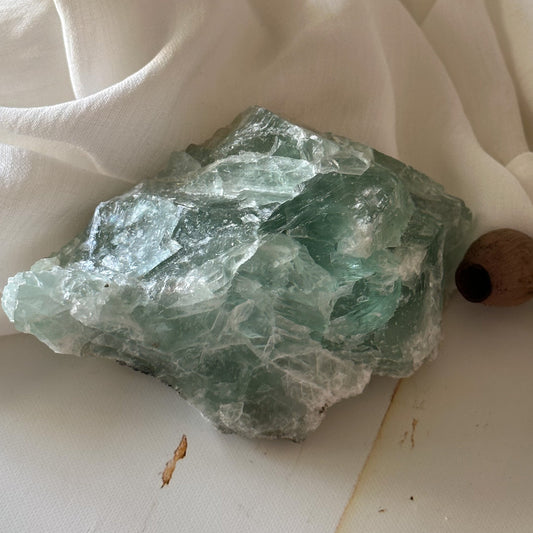 Raw Fluorite #650-Happily Zen