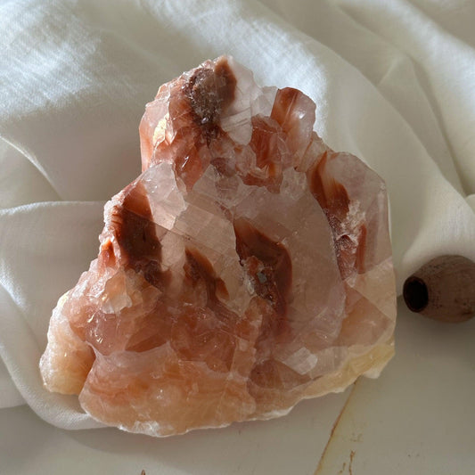 Raw Rainbow Calcite #651-Happily Zen