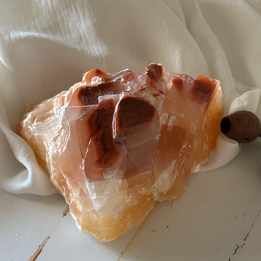 Raw Rainbow Calcite #652-Happily Zen