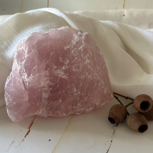 Raw Rose Quartz #649-Happily Zen