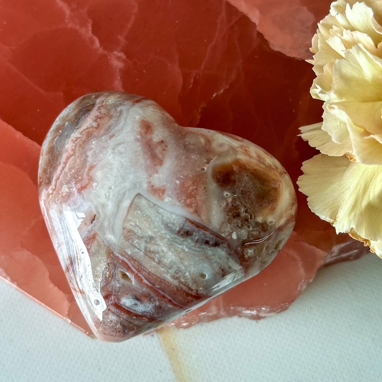 Rose Garden Jasper Heart #810-Happily Zen