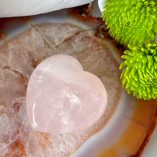 Rose Quartz Heart #819-Happily Zen