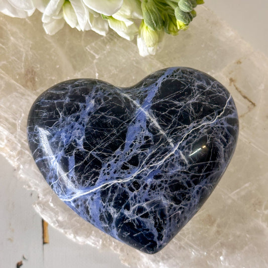 Sodalite Heart #829-Happily Zen