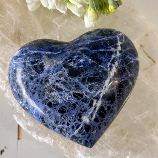 Sodalite Heart #830-Happily Zen